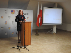 Konferencja prasowa Zarządu Powiatu Opatowskiego